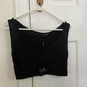 PRETTY LITTLE THING Black Tank- Unworn w/ tags